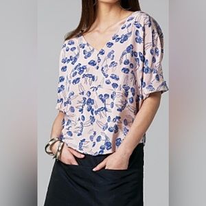 rachel comey navigator  silk blouse